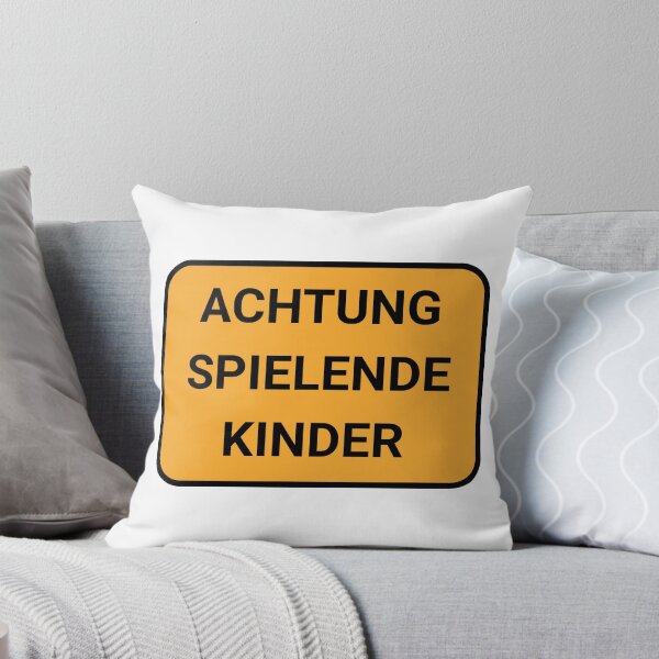 Item preview, Caution playing children sign sticker designed and sold by LayersDesign.