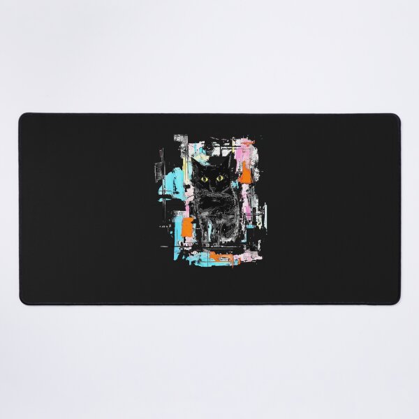 Item preview, Cat-Abstract-Art-Animal-Geometric-Painting-Graphic-Cat designed and sold by houfwopa.