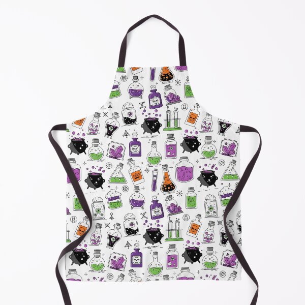 Item preview, Witch Potion Bottles Seamless Pattern designed and sold by The Classics Freak.