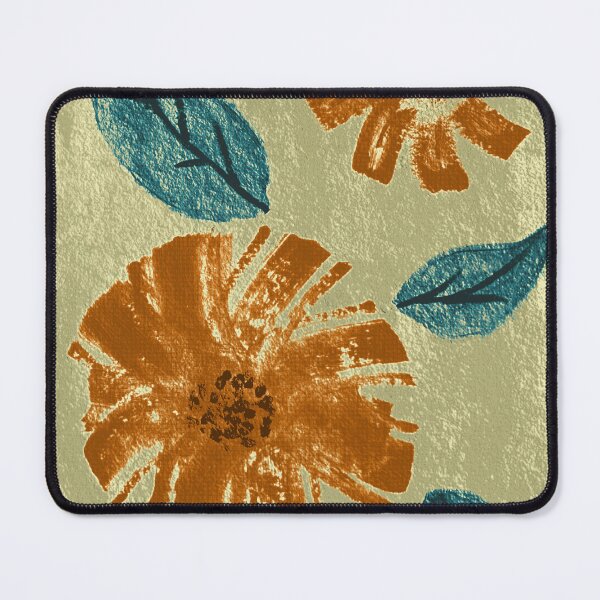 Item preview, Burnt Velvet Petals – Dramatic Botanical Textile Art designed and sold by Kraalikaa.