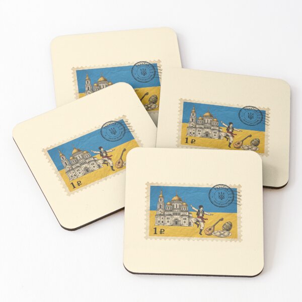 Item preview, Vintage Stamp Celebrating Ukrainian Culture designed and sold by KhAIa Reeve Art Studio.