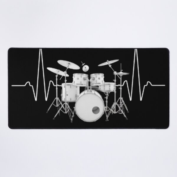 Item preview, Drummer Heartbeat Lifeline | Unique Drummer Gift for Drummers & Music Lovers designed and sold by Alexis Art Collection.