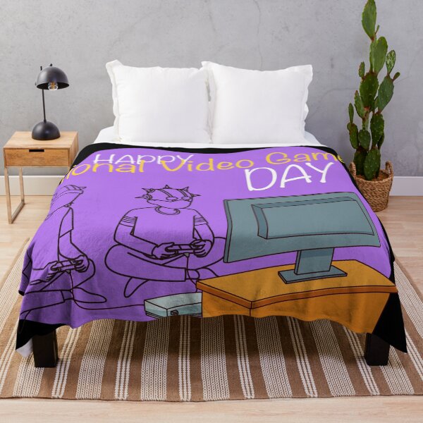 Item preview, Happy National Video Games Day – Couch Gaming Friends Artwork designed and sold by FlamoArt.