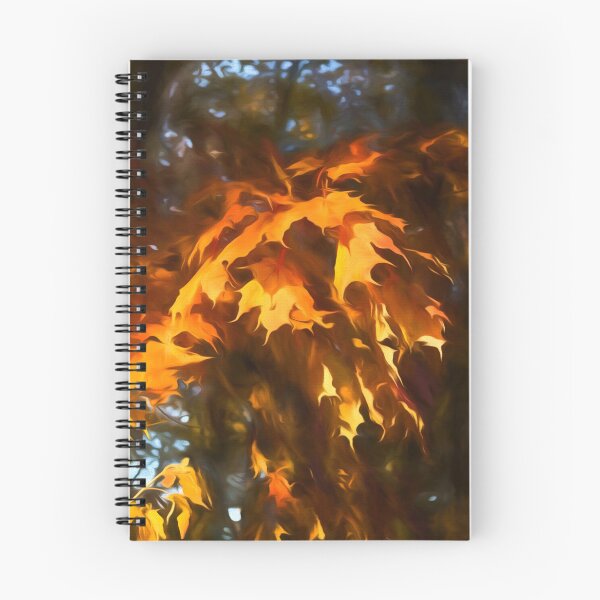 Item preview, Spotlight on the Golden Maple Leaves - Fall Forest Impressions designed and sold by Georgia Mizuleva.