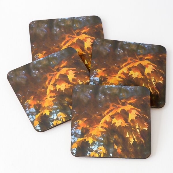 Item preview, Spotlight on the Golden Maple Leaves - Fall Forest Impressions designed and sold by Georgia Mizuleva.