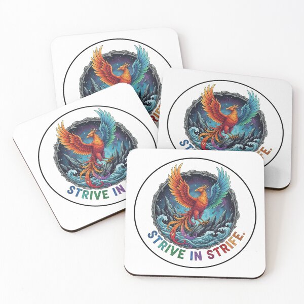 Item preview, Phoenix Rising With Motivational Quote Design  designed and sold by PrintBreeze.