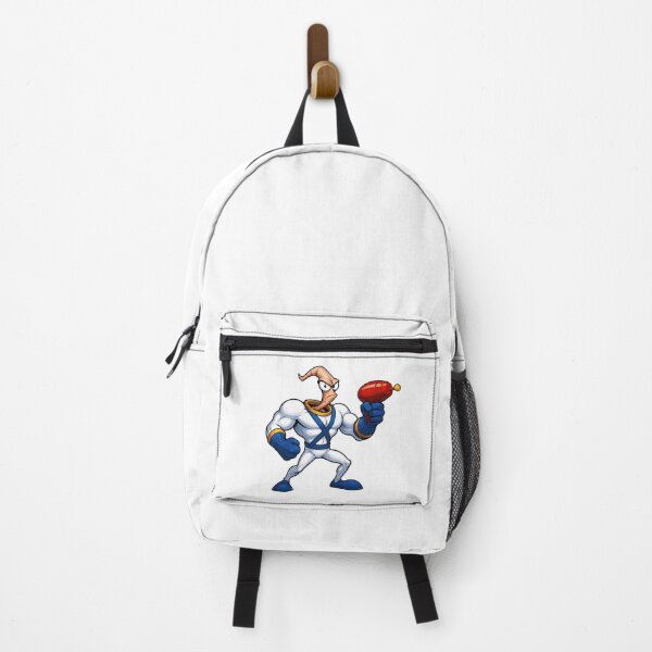 Item preview, Earthworm Jim – Retro Amiga, Sega Mega Drive, DOS PC Platform Game Character Art designed and sold by Second Time Around.