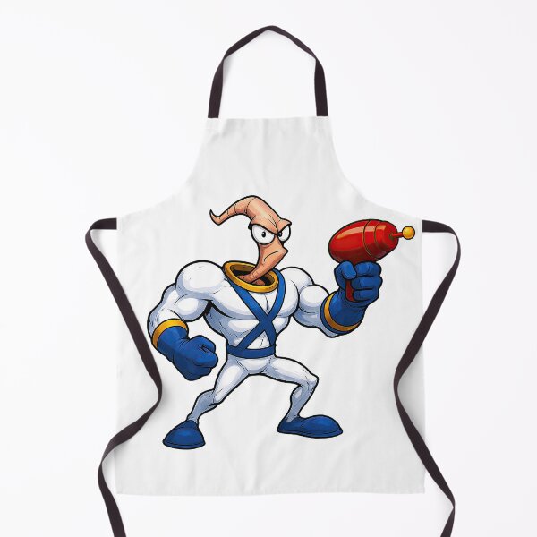 Item preview, Earthworm Jim – Retro Amiga, Sega Mega Drive, DOS PC Platform Game Character Art designed and sold by Second Time Around.
