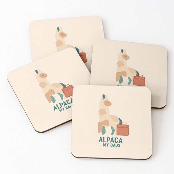 Item preview, Alpaca My Bags Funny Llama Pun Design designed and sold by Lucy Cooper.