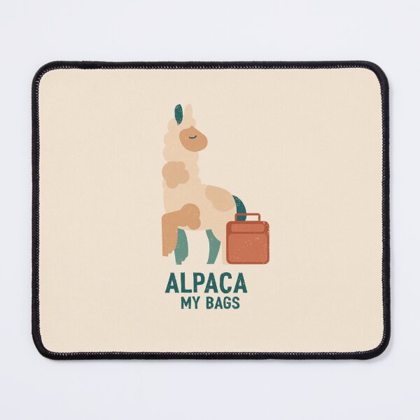 Item preview, Alpaca My Bags Funny Llama Pun Design designed and sold by Lucy Cooper.