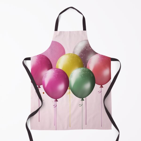 Item preview, Set of multicolored metallic glossy colors balloons with strings with sparkles on the background. For birthdays, parties, weddings or promotion banners or posters. Vivid and realistic illustration designed and sold by anytka.