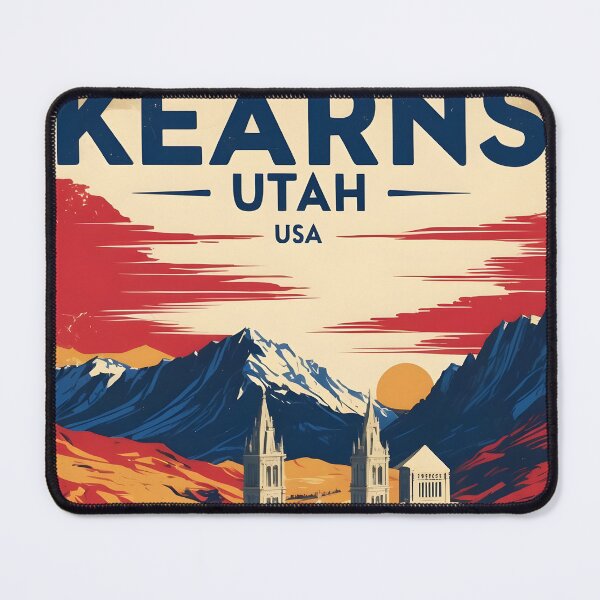 Item preview, Kearns Utah 1950s USA Vintage Travel Tourism designed and sold by TravelersGems.