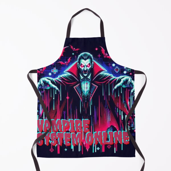 Item preview, Dracula Glitch Lord – Neon Cyberpunk Vampire designed and sold by DreamArt Creations.
