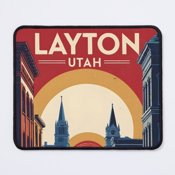 Item preview, Layton Utah 1950s USA Vintage Travel Tourism designed and sold by TravelersGems.