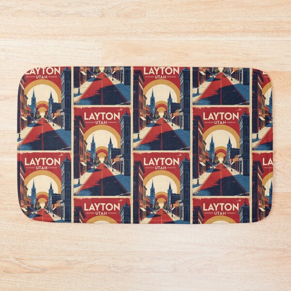 Item preview, Layton Utah 1950s USA Vintage Travel Tourism designed and sold by TravelersGems.