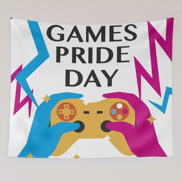 Item preview, Games Pride Day – Colorful Gamer Controller Artwork designed and sold by FlamoArt.