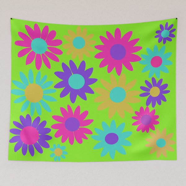 Item preview, energetic floral pattern designed and sold by ArtKseniia.