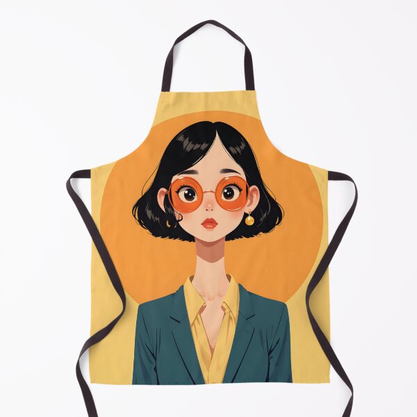 Item preview, Retro-Chic Business Woman: Orange and Petrol designed and sold by Working-Woman.