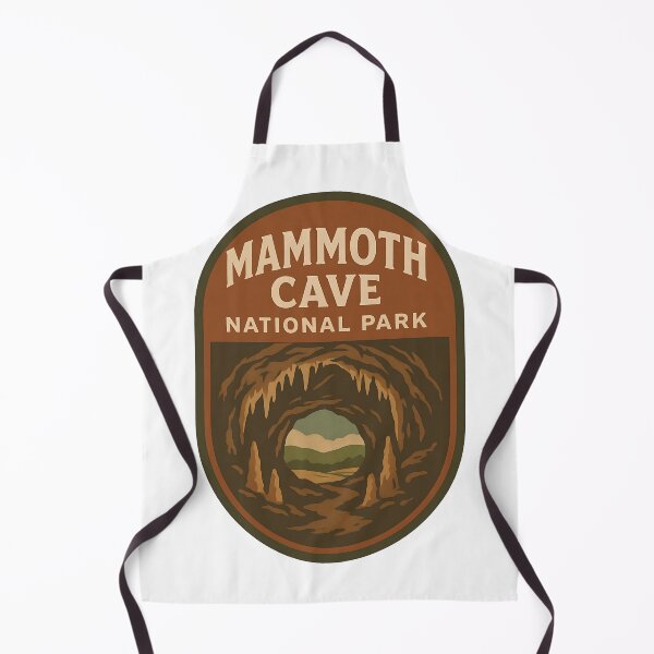 Item preview, Mammoth Cave National Park Vintage Travel Art designed and sold by LittleArij.
