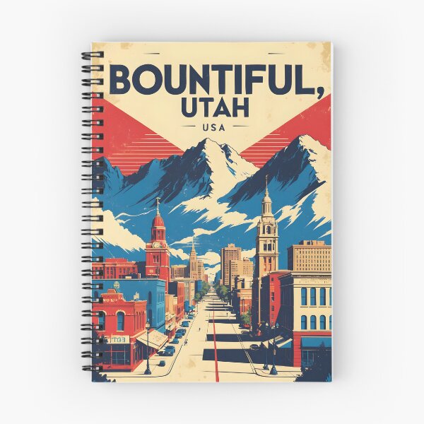 Item preview, Bountiful Utah 1950s USA Vintage Travel Tourism designed and sold by TravelersGems.