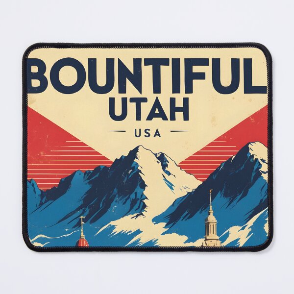Item preview, Bountiful Utah 1950s USA Vintage Travel Tourism designed and sold by TravelersGems.