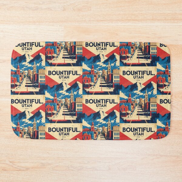 Item preview, Bountiful Utah 1950s USA Vintage Travel Tourism designed and sold by TravelersGems.