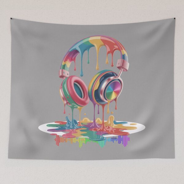 Item preview, Headphone colorful colors Classic T-Shirt T-Shirt designed and sold by freshwear design.
