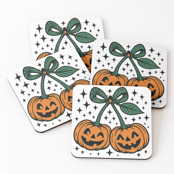 Item preview, Halloween Pumpkins with Green Bow designed and sold by EpicMediaShop.