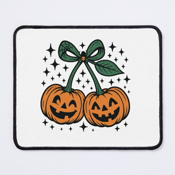 Item preview, Halloween Pumpkins with Green Bow designed and sold by EpicMediaShop.