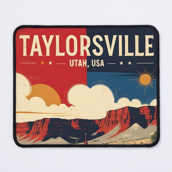 Item preview, Taylorsville Utah 1950s USA Vintage Travel Tourism designed and sold by TravelersGems.