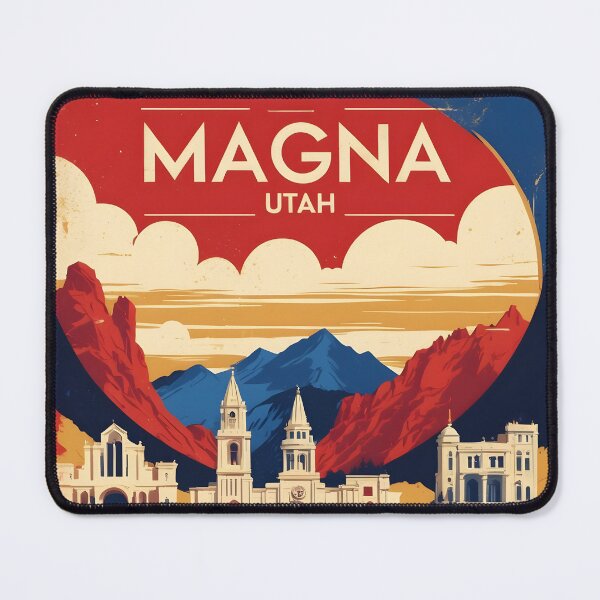 Item preview, Magna Utah 1950s USA Vintage Travel Tourism designed and sold by TravelersGems.