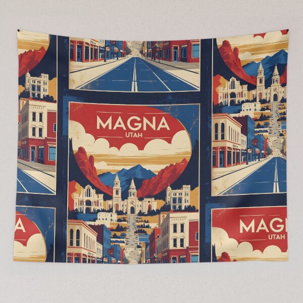Item preview, Magna Utah 1950s USA Vintage Travel Tourism designed and sold by TravelersGems.