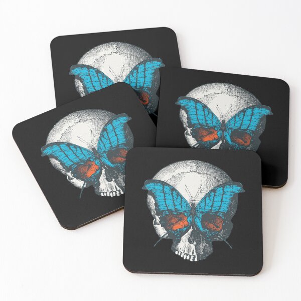Item preview, Skull with Butterfly Eyes designed and sold by The Common Tee.