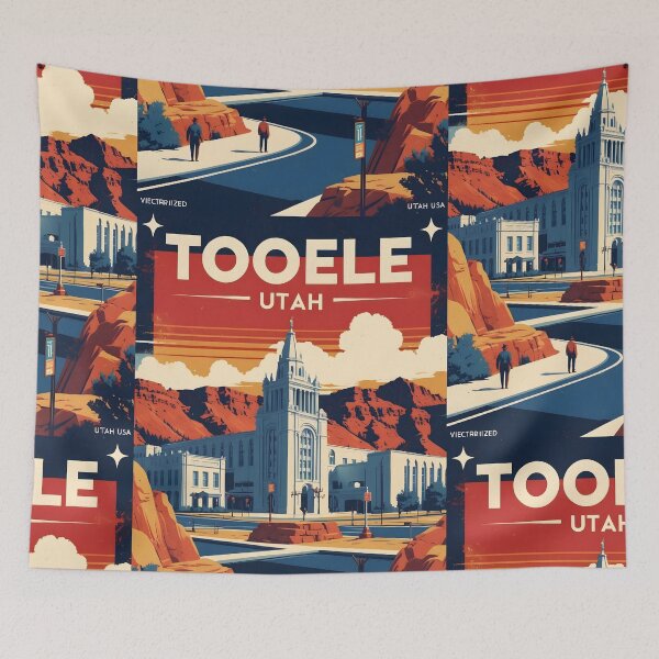 Item preview, Tooele Utah 1950s USA Vintage Travel Tourism designed and sold by TravelersGems.