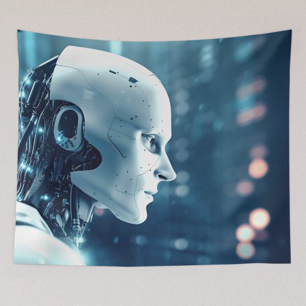 Item preview, Futuristic android. Picture made by Artificial Intelligence designed and sold by anytka.