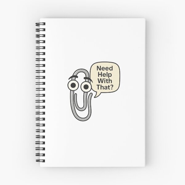 Item preview, Clippy Retro Sticker – Need Help With That? designed and sold by BoldApparel.