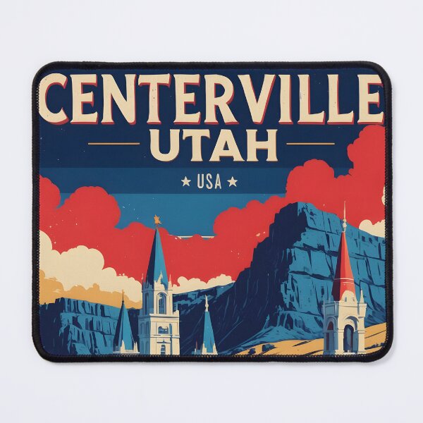 Item preview, Centerville Utah 1950s USA Vintage Travel Tourism designed and sold by TravelersGems.