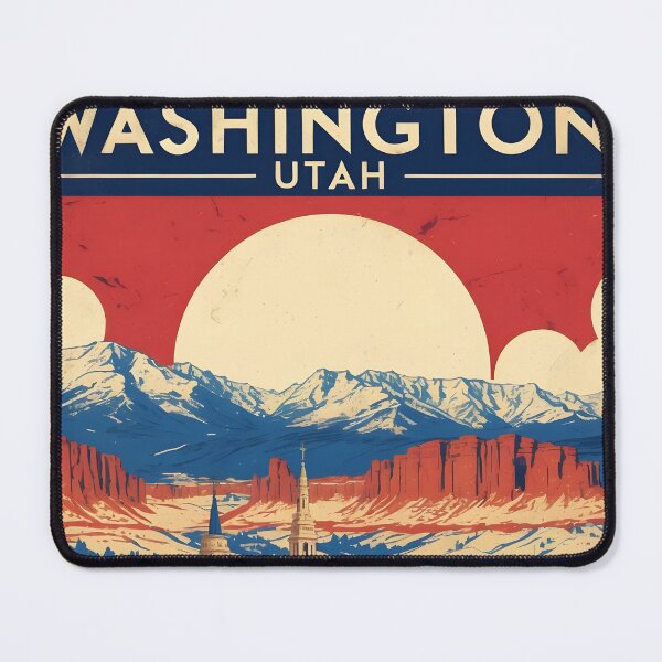Item preview, Washington Utah 1950s USA Vintage Travel Tourism designed and sold by TravelersGems.