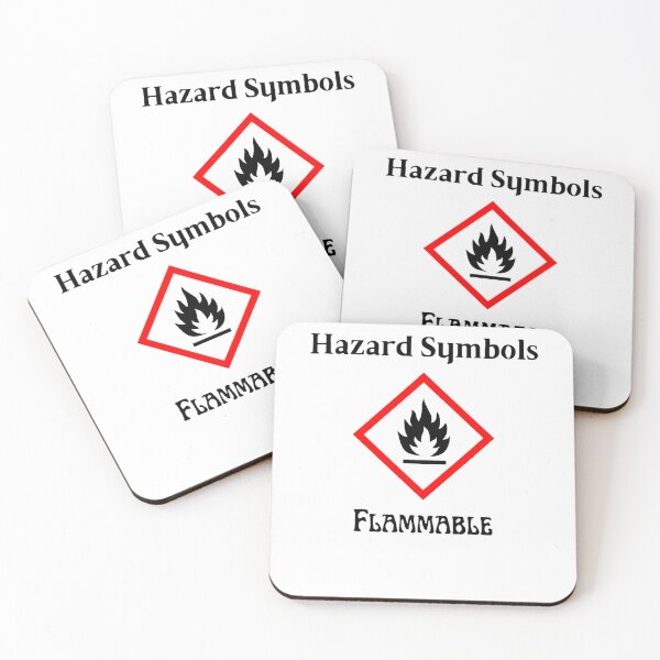 Item preview, Flammable Chemical Hazard Symbol 37 designed and sold by YasmHilpert.