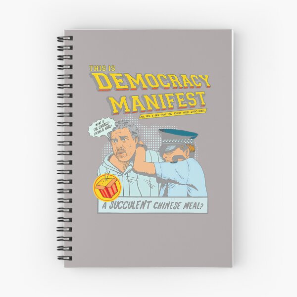 Item preview, DEMOCRACY-MANIFEST---RETRO-T-SHIRT designed and sold by reinamezydl.