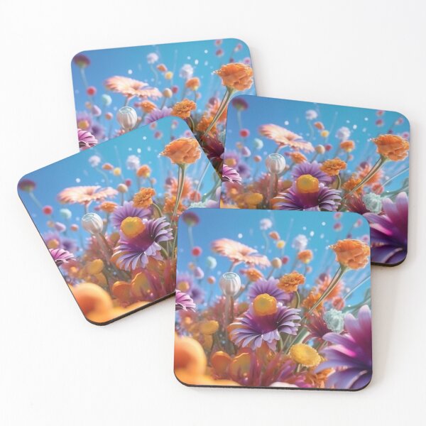 Item preview, Beautiful spring or summer flowers flying in the air, against teal background. View from below. Creative spring or summer floral layout. Minimal birthday, valentines or wedding concept designed and sold by anytka.