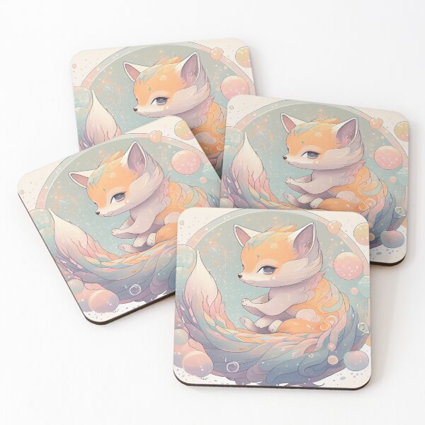 Item preview, Cute adorable kawaii fox. Greeting cartoon doodle designed and sold by anytka.