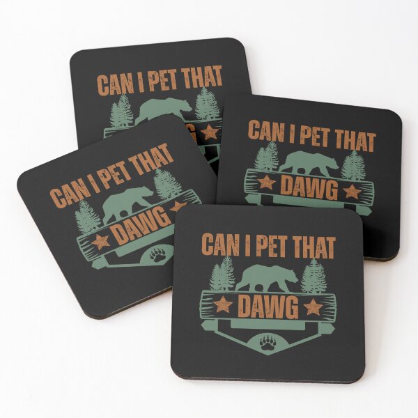 Item preview, Can I Pet That Dawg Funny Saying Retro Vintage designed and sold by Guess4best.