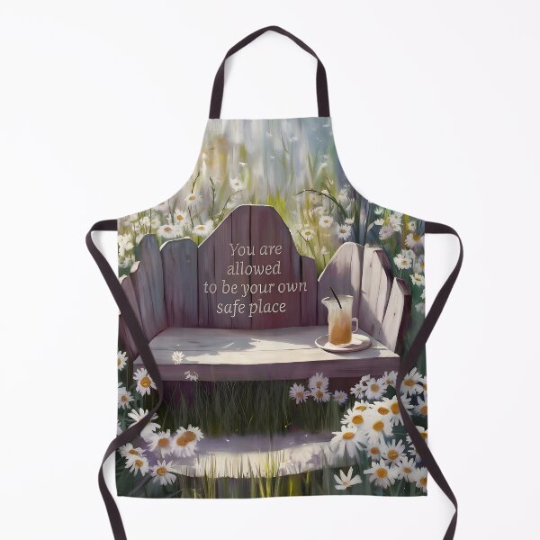 Item preview, You Are Allowed To Be Your Own Safe Place, Self Care Daisy Quote Art designed and sold by MoMidoStore.
