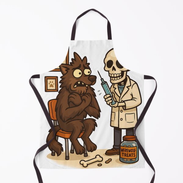 Item preview, Werewolf at the vet designed and sold by Witan Ink.