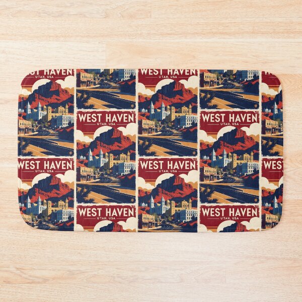 Item preview, West Haven Utah 1950s USA Vintage Travel Tourism designed and sold by TravelersGems.