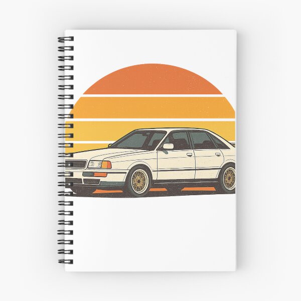 Item preview, Retro 80 sport S4-Inspired Sedan – Vintage Automotive Illustration designed and sold by fjurcev.