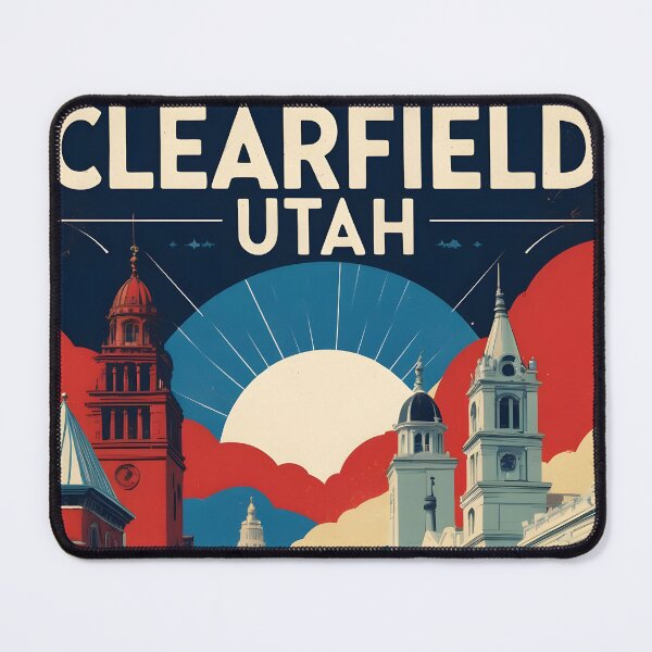 Item preview, Clearfield Utah 1950s USA Vintage Travel Tourism designed and sold by TravelersGems.