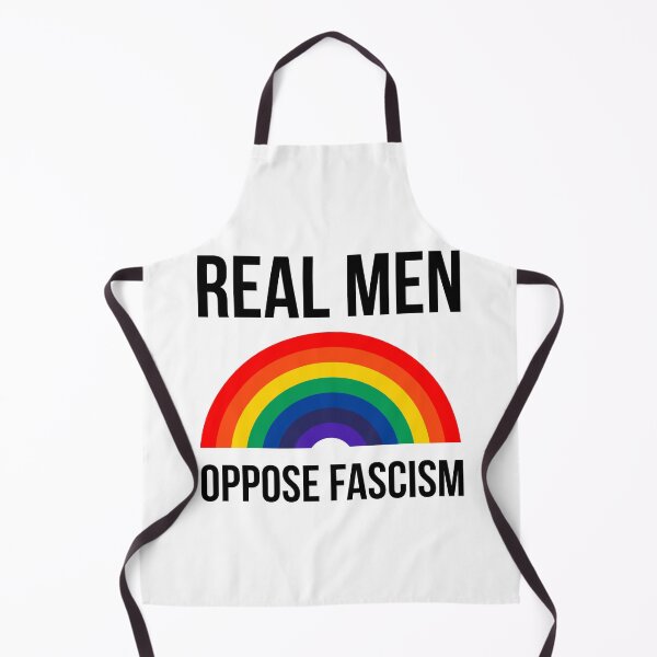 Item preview, Real men oppose fascism  designed and sold by Rachel the Artist .