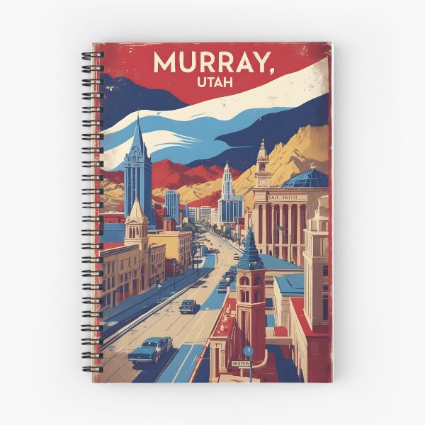 Item preview, Murray Utah 1950s USA Vintage Travel Tourism designed and sold by TravelersGems.